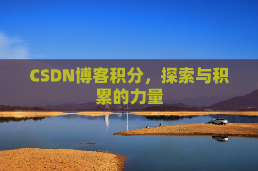 CSDN博客积分，探索与积累的力量